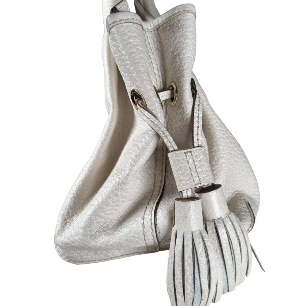 Kate Spade Cream Satchel with Tassels - Picture 4 of 16